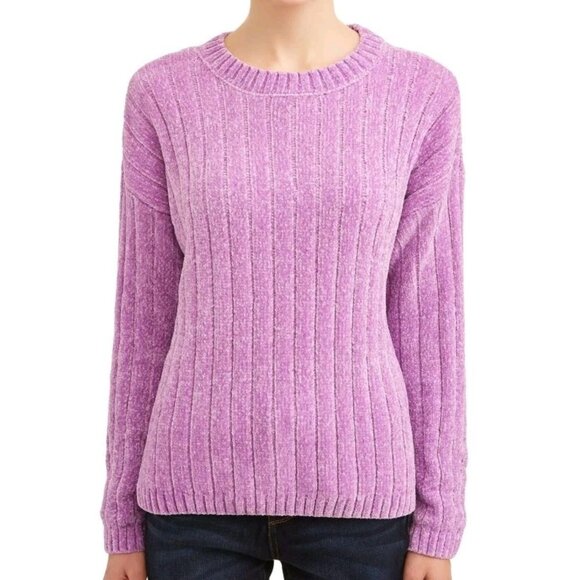 No Boundaries Fuzzy Ribbed Sweater Size Small - Picture 7 of 9